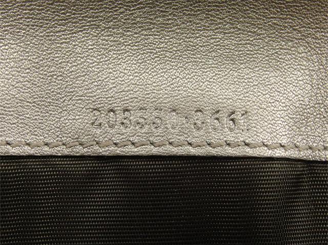 グッチ GUCCI 長財布グッチシマ ロゴハートプレート付き グレー