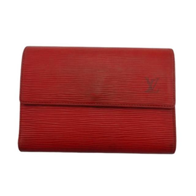 【X'masセール★30%OFF】ルイ・ヴィトン LOUIS VUITTON 長財布エピ ポルトトレゾールインターナショナル レッド レディース 中古