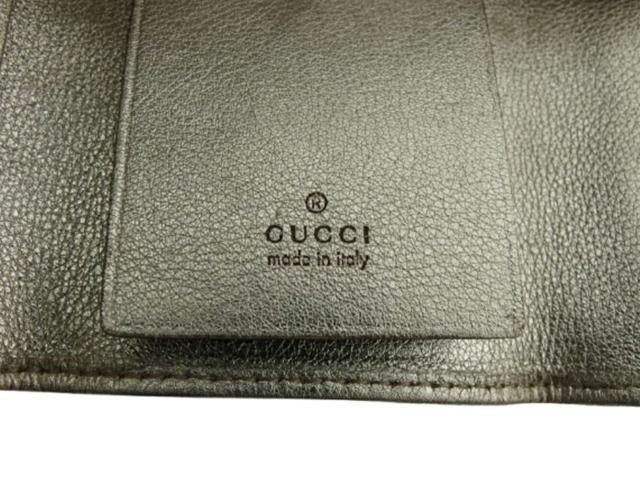 【30％OFF★週末タイムセール】グッチ GUCCI キーケースGG柄 ベージュ×ゴールド レディース 中古_8
