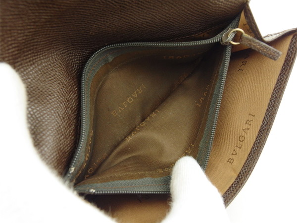 ブルガリ BVLGARI 長財布 ブラウン　ゴールド レディース 中古_5