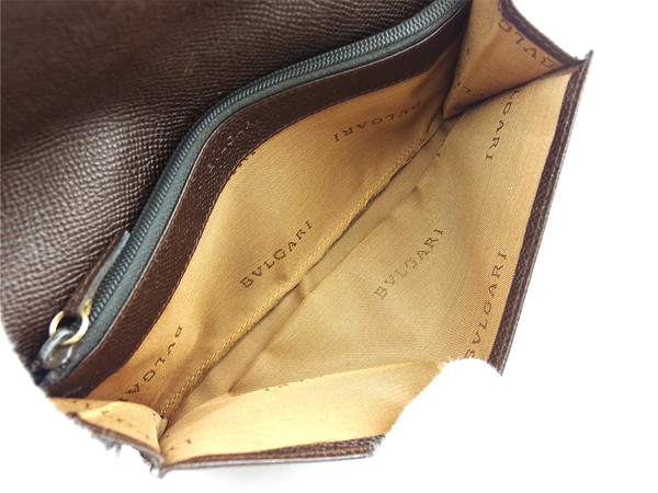 ブルガリ BVLGARI 長財布 ブラウン　ゴールド レディース 中古_6