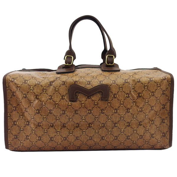 【BIGお買い物ラリー★30%OFFセール中】モラビト MORABITO ハンドバッグ キャメル×ブラウン×ゴールド レディース 中古