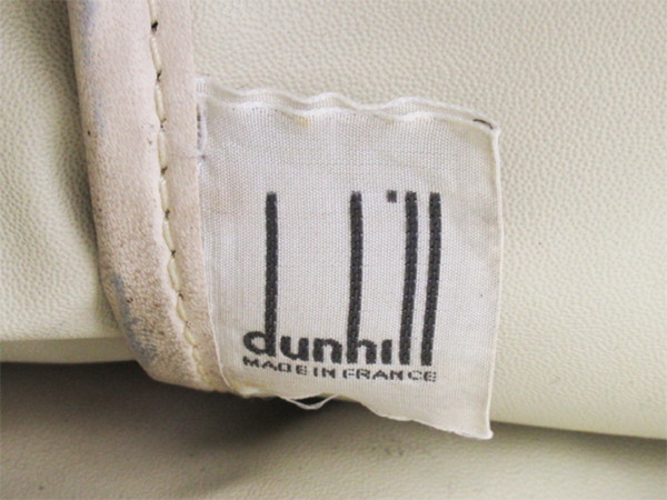 【30％OFF★週末タイムセール】ダンヒル Dunhill ボストンバッグロゴプレート ブラック ブラウン レディース 中古_9