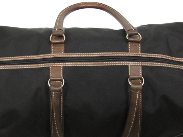 【30％OFF★週末タイムセール】ダンヒル Dunhill ボストンバッグロゴプレート ブラック ブラウン レディース 中古_5
