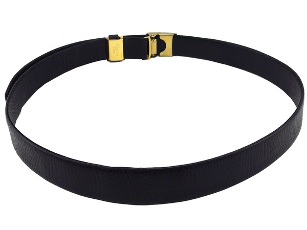 【GWタイムセール】ディオール Dior ベルト ブラック×ゴールド×シルバー レディース 中古_2