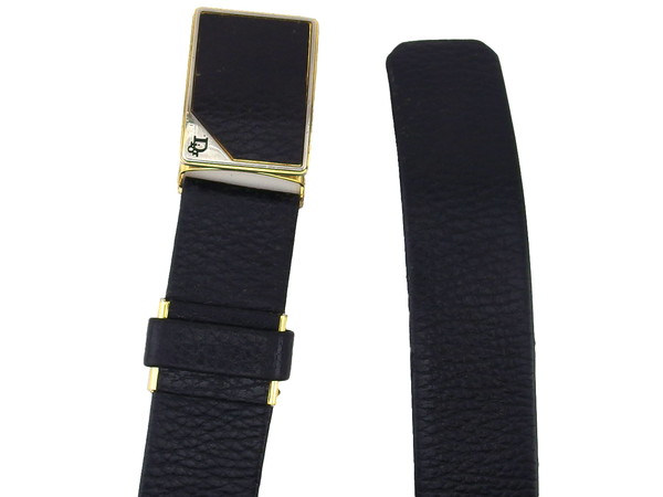 【GWタイムセール】ディオール Dior ベルト ブラック×ゴールド×シルバー レディース 中古_4