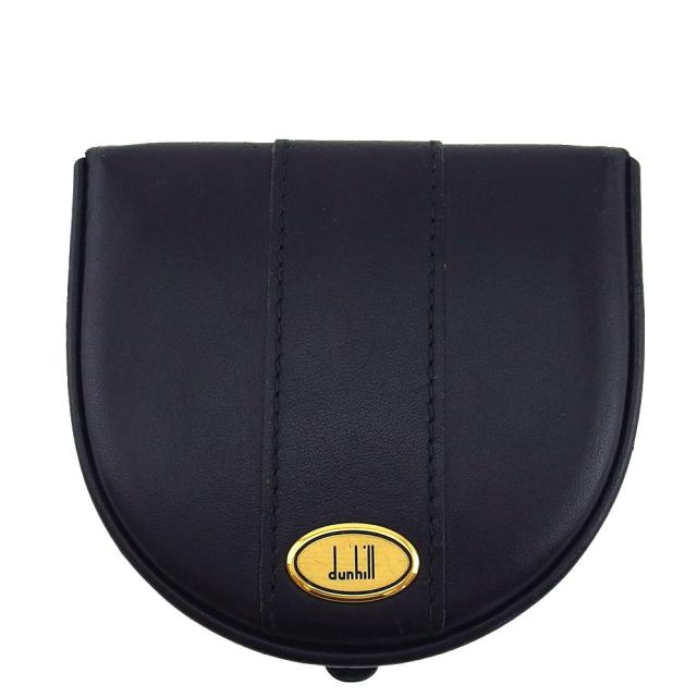 【X'masセール★30%OFF】ダンヒル Dunhill ケースオックスフォード 馬蹄型 ロゴプレート ブラック レディース 中古