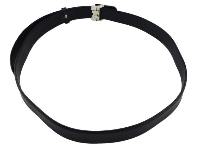 ダンヒル Dunhill ベルト ブラック×シルバー レディース 中古_2