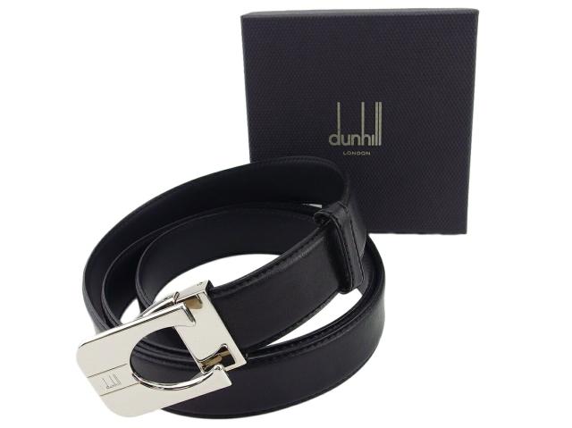 ダンヒル Dunhill ベルト ブラック×シルバー レディース 中古_6