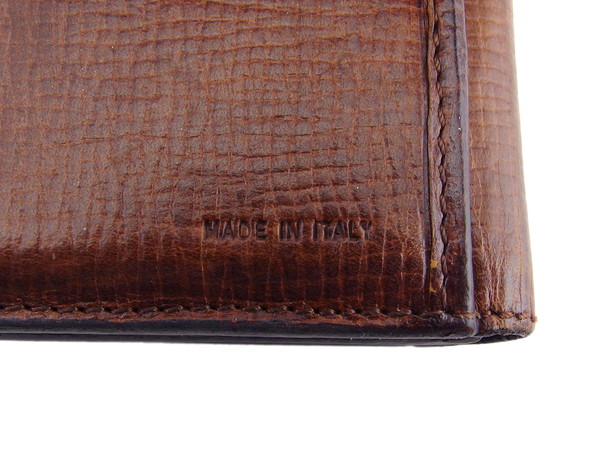 【GWタイムセール】フェンディ FENDI 三つ折り財布ズッカ ダークブラウン×ベージュ レディース 中古_7