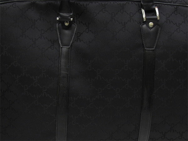 【30％OFF★週末タイムセール】ロベルタ・ディ・カメリーノ Roberta di Camerino ボストンバッグR柄 ブラック レディース 中古_4