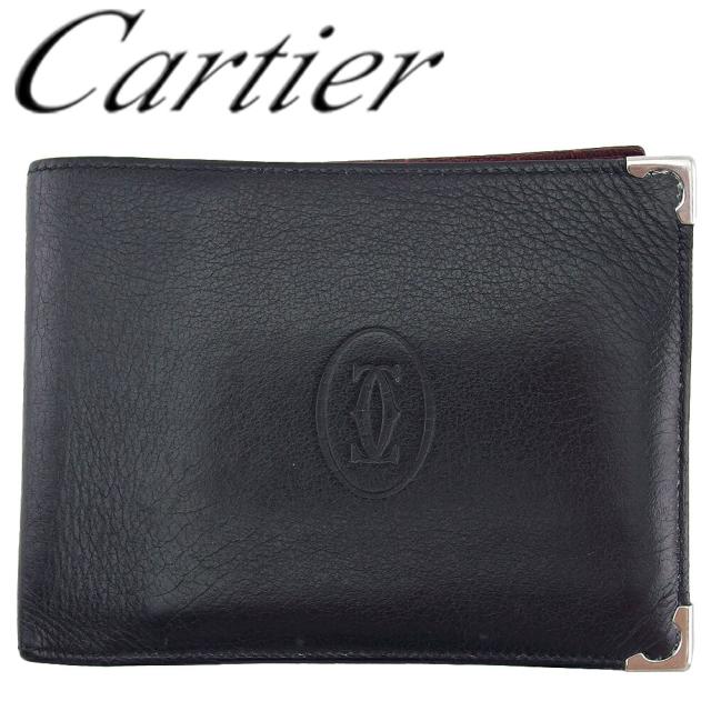 カルティエ Cartier 二つ折り財布 レディース