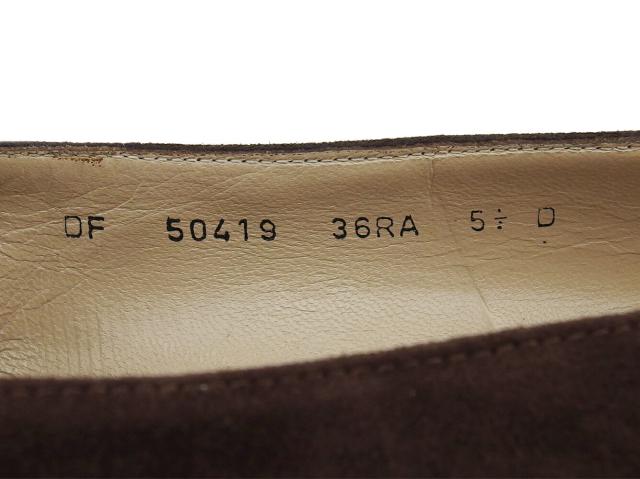 【週末セール★30％OFF】サルヴァトーレフェラガモ Salvatore Ferragamo パンプスヴァラリボン マロン レディース 中古_9
