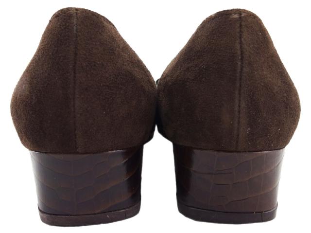 【週末セール★30％OFF】サルヴァトーレフェラガモ Salvatore Ferragamo パンプスヴァラリボン マロン レディース 中古_6