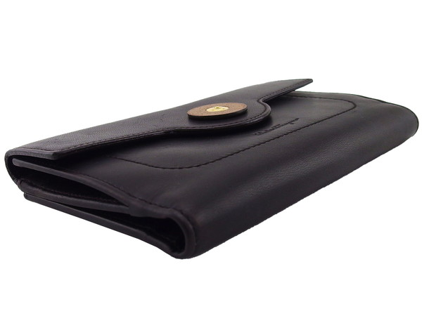 サルヴァトーレフェラガモ Salvatore Ferragamo 二つ折り財布ロゴ ブラウン レディース 中古_2