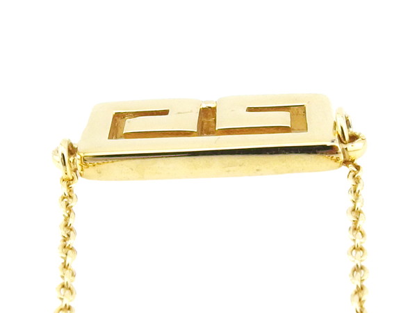 【週末タイムセール】ジバンシィ GIVENCHY ネックレスダブルGロゴ ゴールド レディース 中古_6