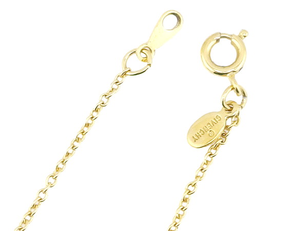 【週末タイムセール】ジバンシィ GIVENCHY ネックレスダブルGロゴ ゴールド レディース 中古_8
