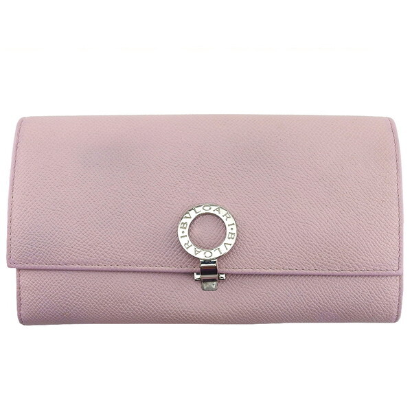 【BIGお買い物ラリー★30%OFFセール中】ブルガリ BVLGARI 長財布ブルガリブルガリ ライトピンク レディース 中古