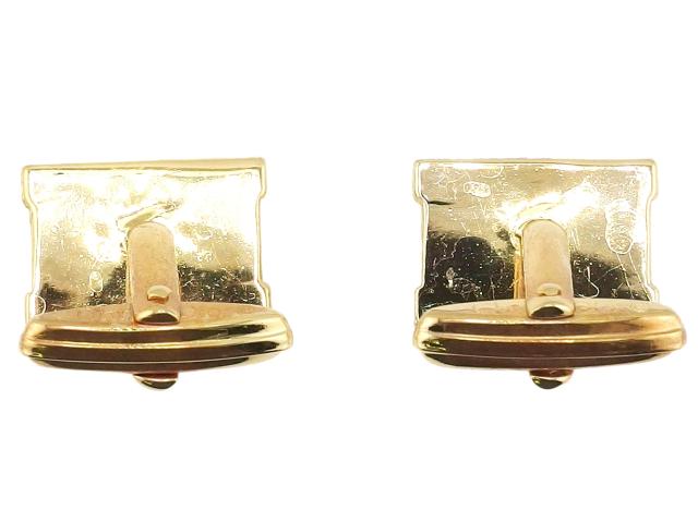 クリスチャンディオール Christian Dior カフス ゴールド×ブラック レディース 中古_2