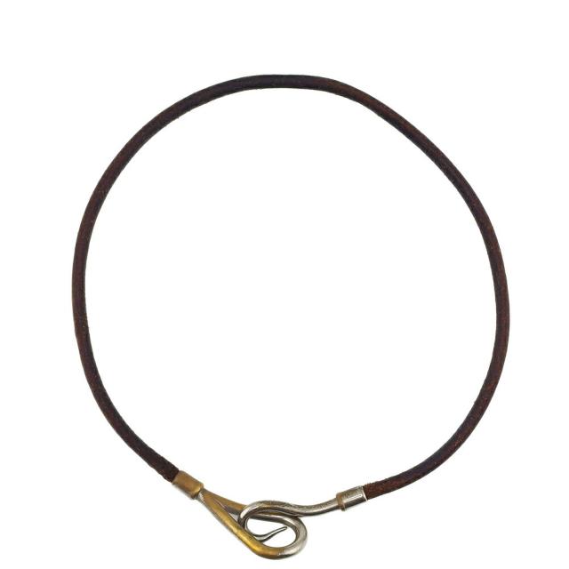 【30％OFF★週末タイムセール】エルメス HERMES ブレスレット ブラウン×ゴールド レディース 中古
