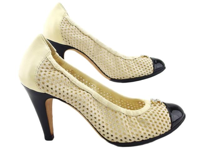 年末ラストセール☆30%OFF】シャネル CHANEL パンプスココマーク