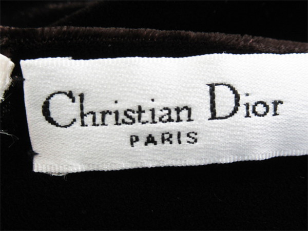 【月末タイムセール】ディオール Dior マフラーフリンジ ブラウン レディース 中古_5