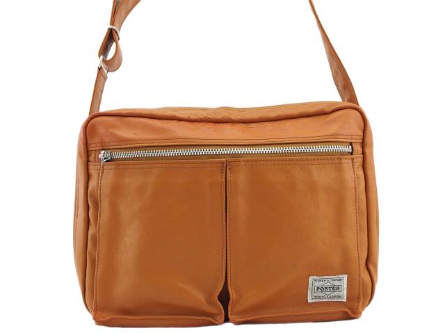 ポーター PORTER ショルダーバッグ フリースタイル キャメル