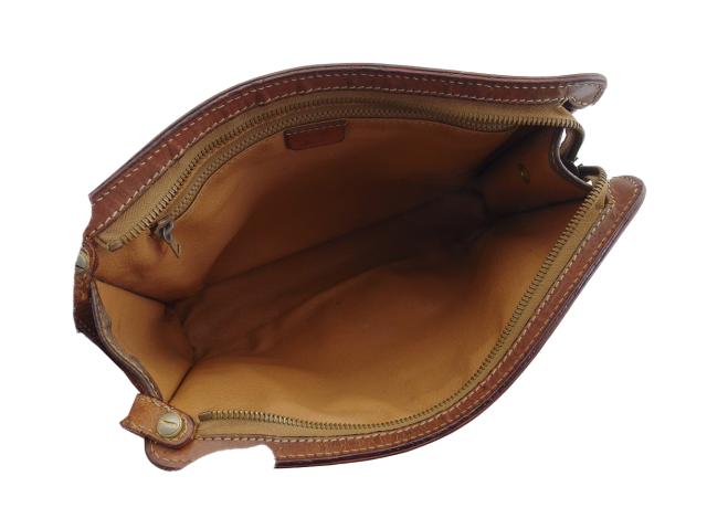 【30％OFF★週末タイムSALE】セリーヌ CELINE クラッチバッグマカダム ブラウン×ベージュ レディース 中古_5