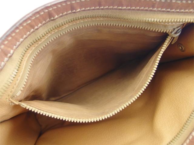 【30％OFF★週末タイムSALE】セリーヌ CELINE クラッチバッグマカダム ブラウン×ベージュ レディース 中古_6