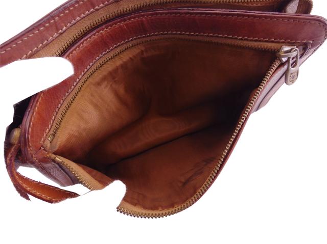 【30％OFF★週末タイムSALE】セリーヌ CELINE クラッチバッグマカダム ブラウン×ベージュ レディース 中古_7