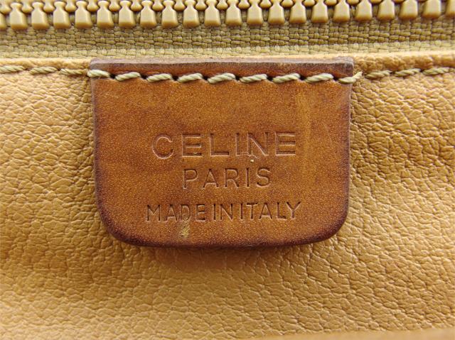 【30％OFF★週末タイムSALE】セリーヌ CELINE クラッチバッグマカダム ブラウン×ベージュ レディース 中古_8