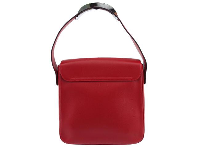 【GWタイムセール】サルヴァトーレフェラガモ Salvatore Ferragamo ハンドバッグ レッド×シルバー レディース 中古_1