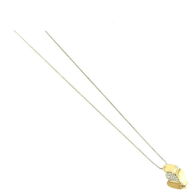 ジバンシィ GIVENCHY ネックレス ゴールド×ラインストーン レディース 中古