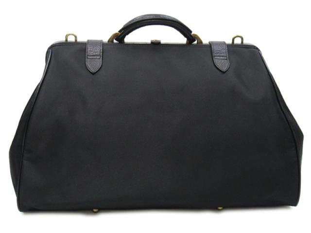 【週末タイムセール】ケンゾー KENZO ボストンバッグロゴ ブラック ゴールド レディース 中古_1