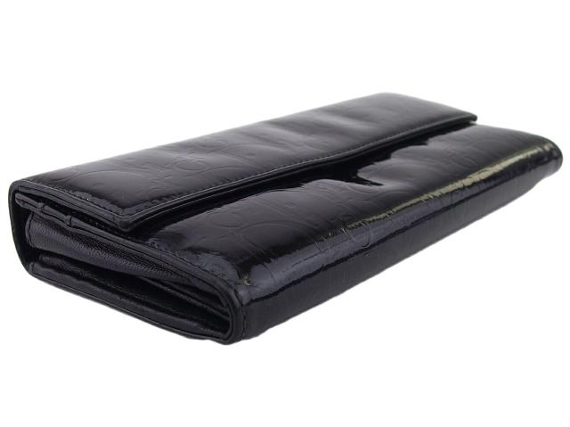 【GWタイムセール】クリスチャンディオール Christian Dior 長財布トロッター アルティメット ブラック×シルバー レディース 中古_2