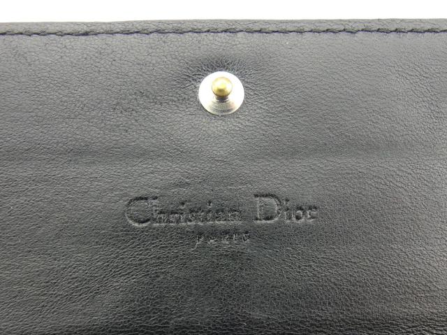 【GWタイムセール】クリスチャンディオール Christian Dior 長財布トロッター アルティメット ブラック×シルバー レディース 中古_7