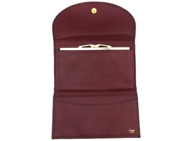 Carlter Paris 財布 カルティエ CARTIER 長財布マストライン ボルドー
