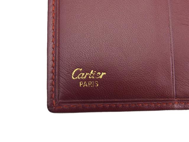 カルティエ CARTIER 二つ折り財布 マストライン ハッピーバースデー
