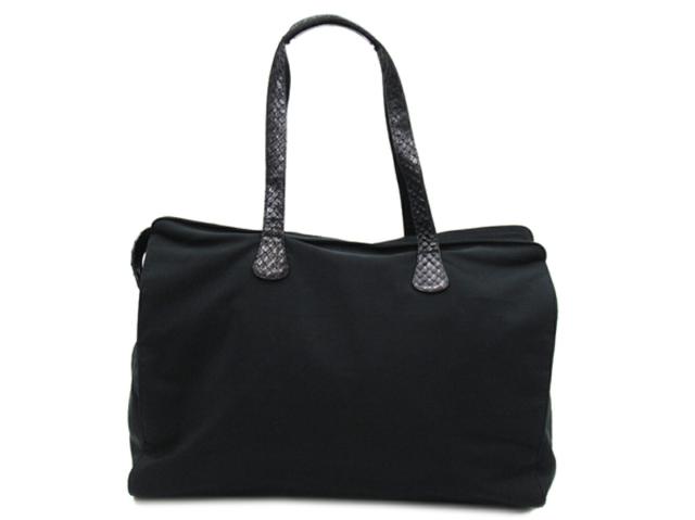 バリー BALLY トートバッグBマーク ポシェット付き ブラック ゴールド