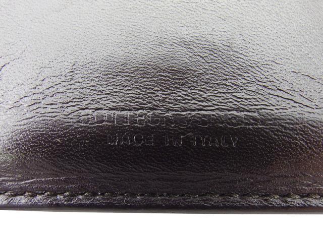 ボッテガヴェネタ BOTTEGAVENETA 二つ折り財布イントレチャート ブラウン レディース 中古_8