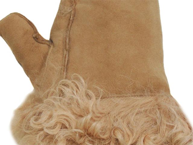 【BIGお買い物ラリー★30%OFFセール中】ミュウミュウ MIUMIU 手袋ミトン ♯7ハーフサイズ ベージュ ゴールド レディース 中古 30%OFFクーポン】ミュウミュウ MIUMIU 手袋 ミトン ♯7ハーフサイズ