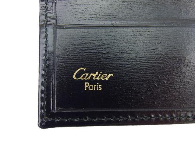 カルティエ CARTIER キーケースパシャ ブラック レディース 中古
