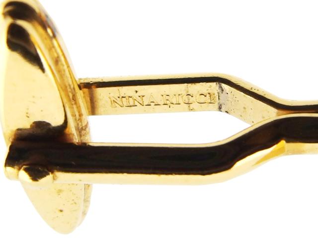 【30％OFF★週末タイムSALE】ニナリッチ NINA RICCI カフス ゴールド×シルバー レディース 中古_7