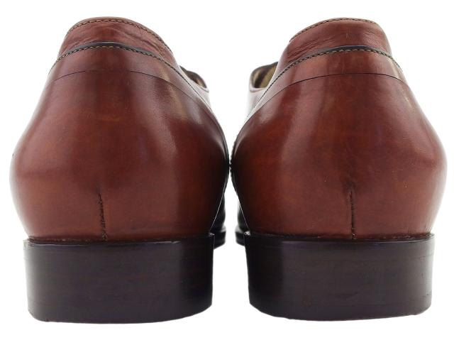 バリー BALLY ローファー ブラウン×ゴールド レディース 中古