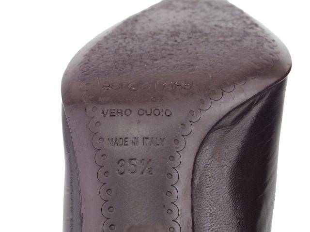 セルジオロッシ Sergio Rossi パンプス ブラウン×シルバー レディース 中古_8