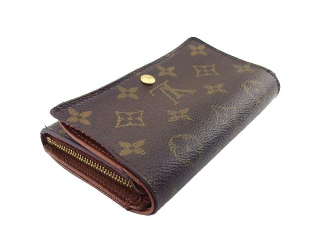 【30％OFF★週末タイムセール】ルイ・ヴィトン LOUIS VUITTON 長財布モノグラム ポルトモネビエトレゾール ブラウン ベージュ レディース 中古_3