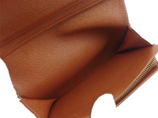 【30％OFF★週末タイムセール】ルイ・ヴィトン LOUIS VUITTON 長財布モノグラム ポルトモネビエトレゾール ブラウン ベージュ レディース 中古_5