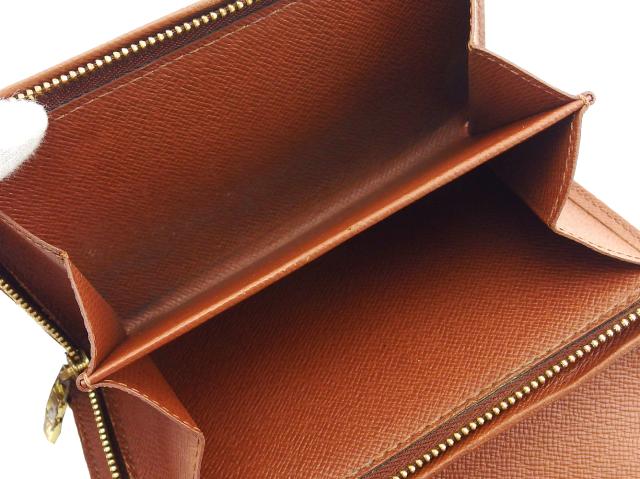 【30％OFF★週末タイムセール】ルイ・ヴィトン LOUIS VUITTON 長財布モノグラム ポルトモネビエトレゾール ブラウン ベージュ レディース 中古_6