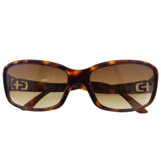 【X'masセール★30%OFF】ブルガリ BVLGARI サングラスパレンテシ べっ甲柄フレーム ラインストーン付き ブラウン ベージュ レディース 中古