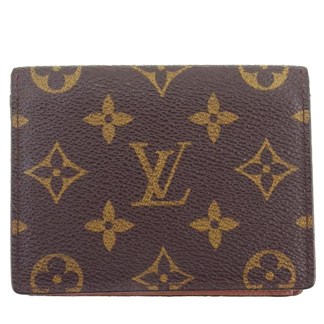 【BIGお買い物ラリー★30%OFFセール中】ルイ・ヴィトン LOUIS VUITTON カードケースモノグラム ジャポンサンガプール ブラウン ベージュ レディース 中古